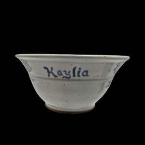 Kaylia Handcrafted Ceramic Bowl Signed Wachowski